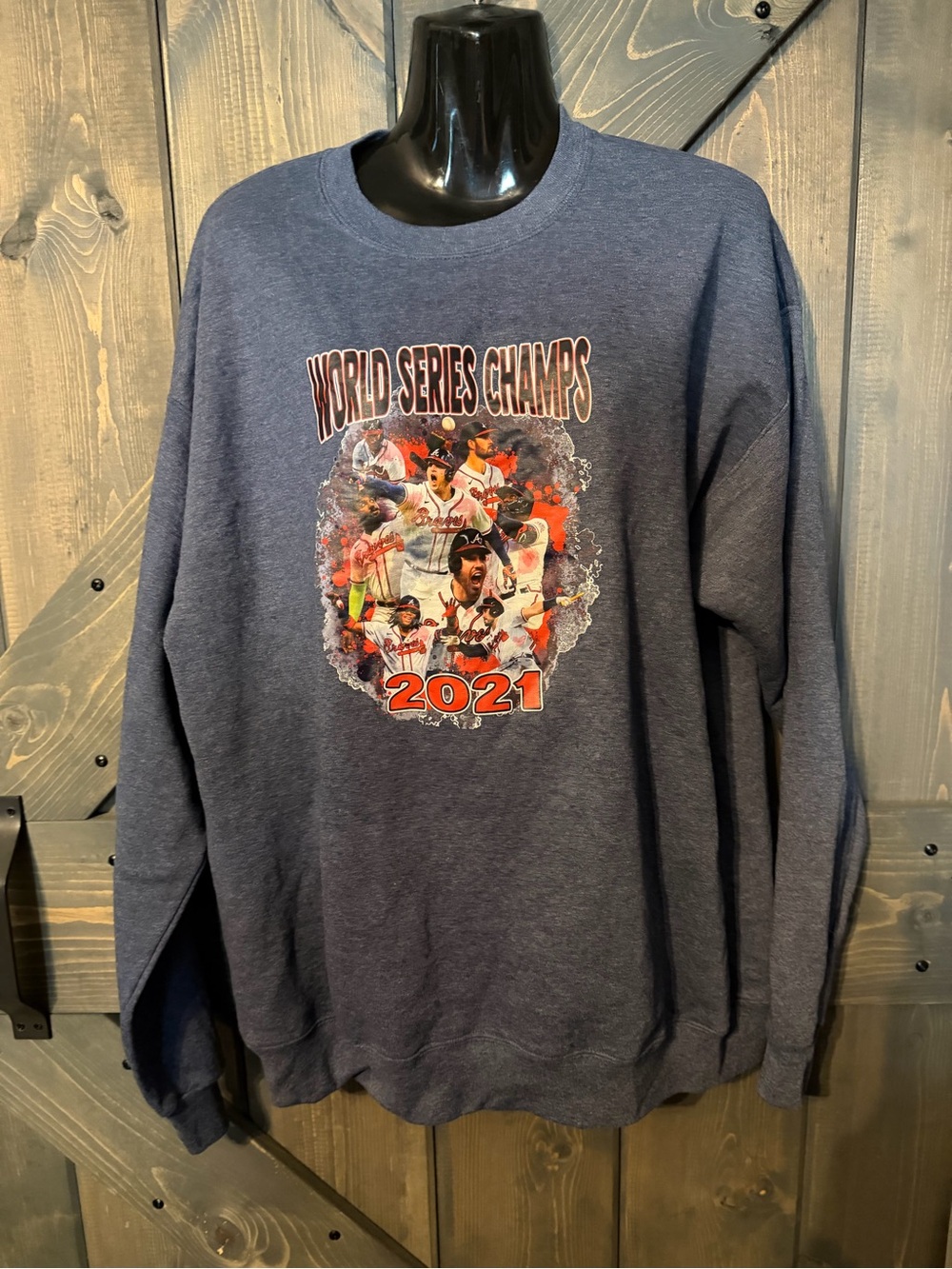 2021 World Series Champs Graphic Crewneck Sweatshirt - Large